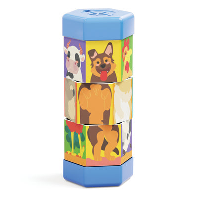 Pöörlev pusle Loomad Tubo Mix and Match