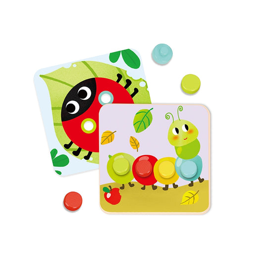 Puidust mosaiik "Vali õige värv"