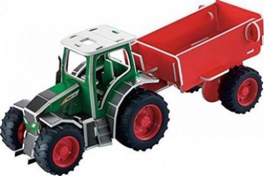 3D pusle "Fendt Vario 516 traktor ja haagis"