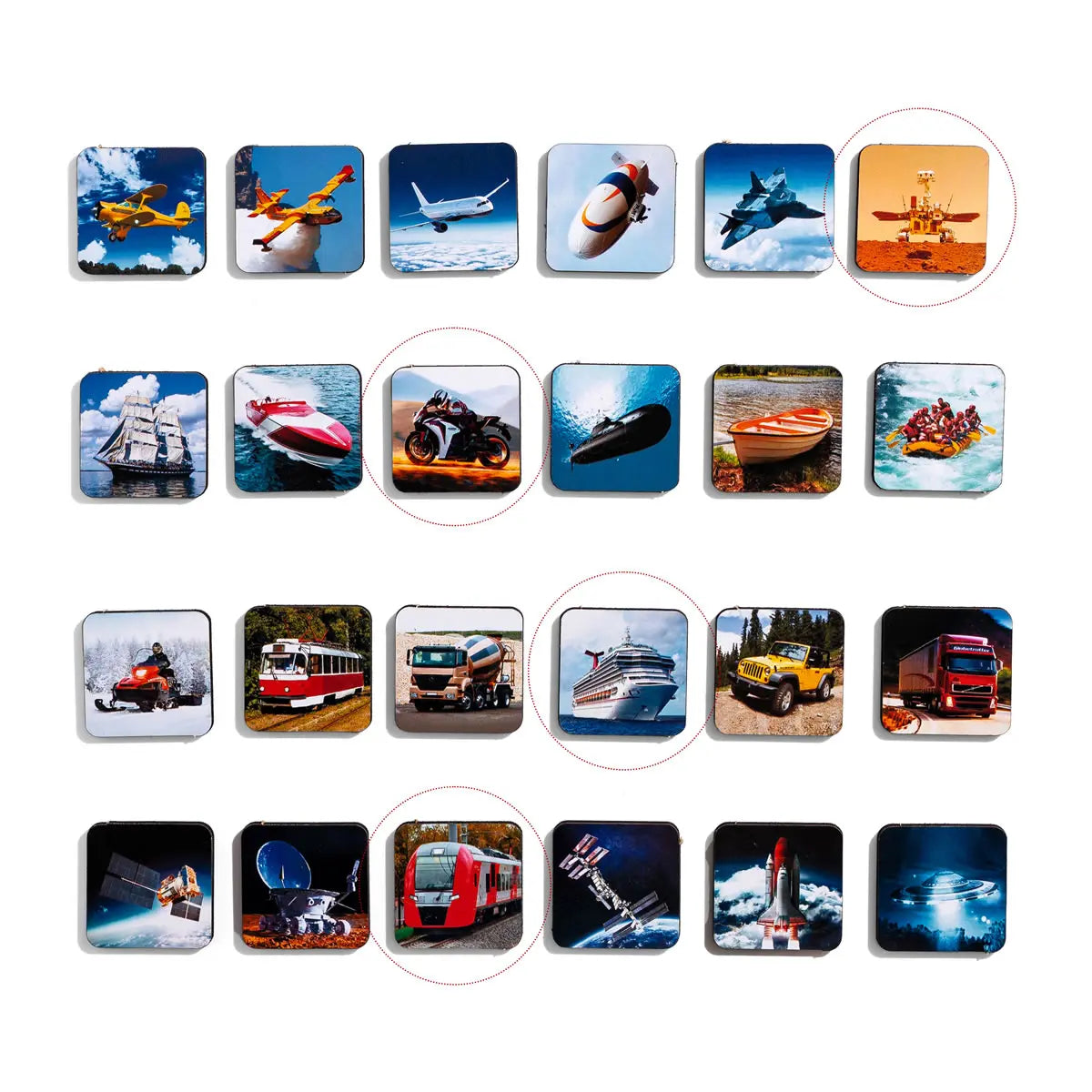 Transpordi sorteermismäng lastele - puidust õpikomplekt