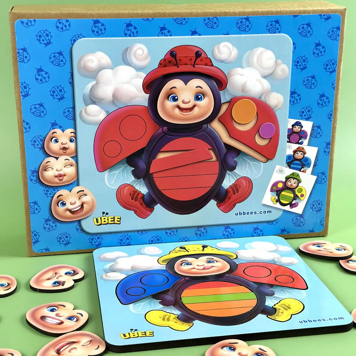 Пазл с карточками "Солнышко, эмоции и цвета"