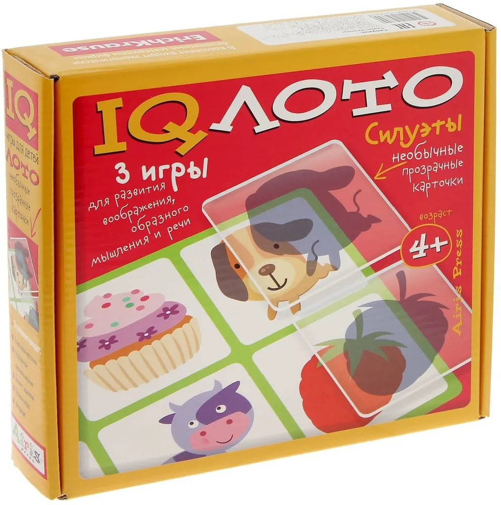 IQ Лото 3 в 1 "Силуэты" 4+