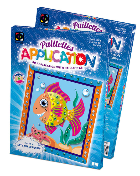 KÀsitöö komplekt - Litritega Aplikatsioon "Kala"