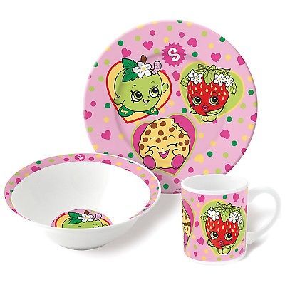 Keraamiline Laste Nõude Komplekt – Taldrik, Kauss ja Tass