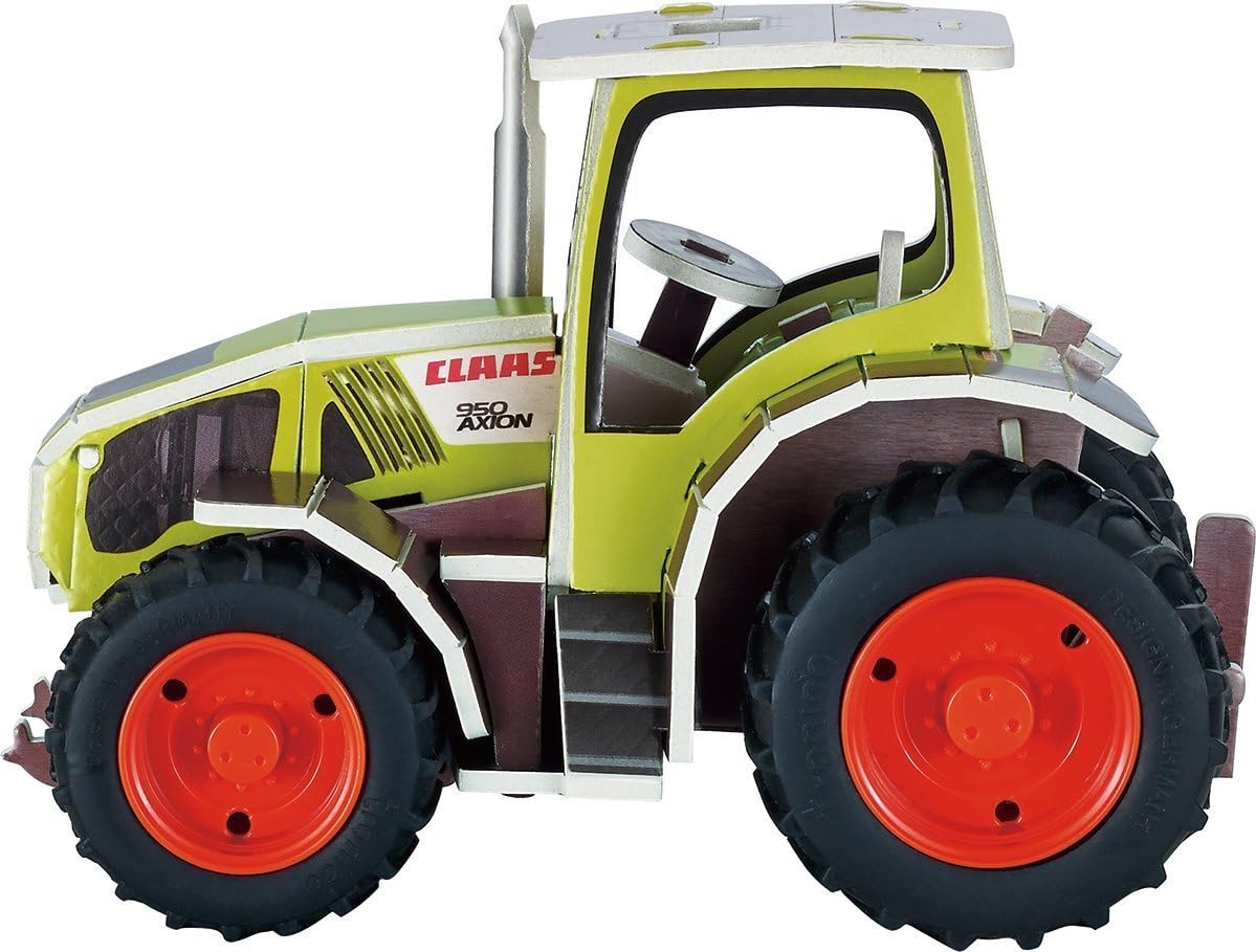 3D pusle "Claas Axion 950 traktor ja haagis"