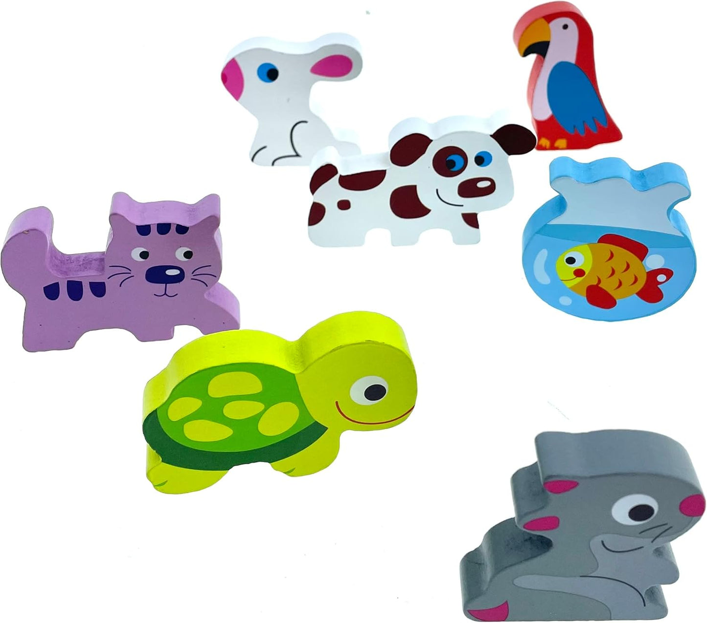 Puidust 3D pusle - Loomad