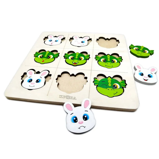 Trips-traps-trull mäng – “Saurused-Jänkud“ (Vene keeles)