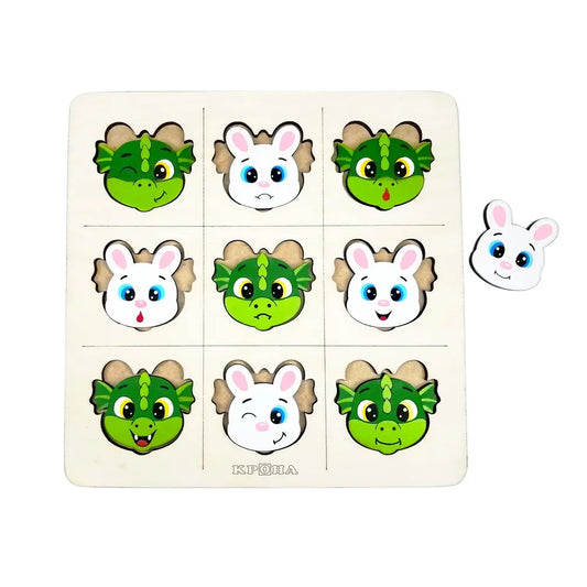 Trips-traps-trull mäng – “Saurused-Jänkud“ (Vene keeles)