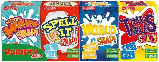 4 mängu komplekt “Kiire Reaktsioon” (Lagoon Variety Snaps)