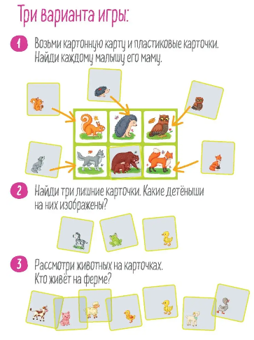 Развивающая игра IQ Loto "Кто где живет? 3 + на русском