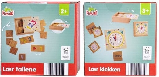 2 mängu komplekt lastele – numbrid ja kell