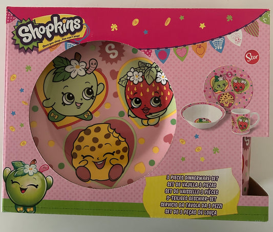 Keraamiline Laste Nõude Komplekt – Taldrik, Kauss ja Tass