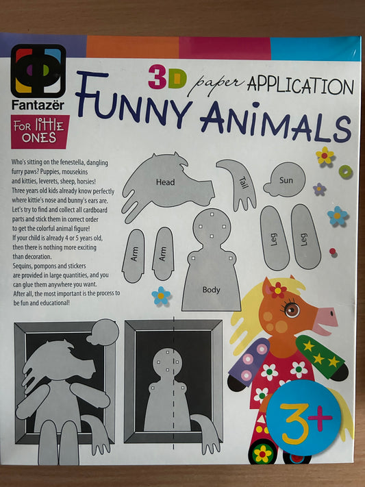 KÀsitöö komplekt - Paberi Aplikatsioon "Poni"