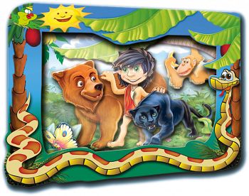 Vizzle KĂ€sitoo komplekt 3D Pilt - "Maugli" (Vene keeles)