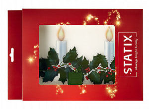 LED Aknakleebis – Advent Küünlad Jõulud