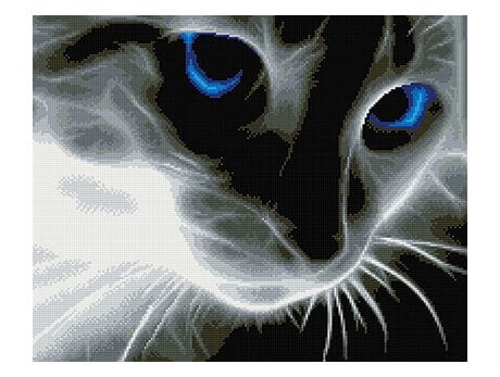Алмазная мозаика - Кошка 40x50