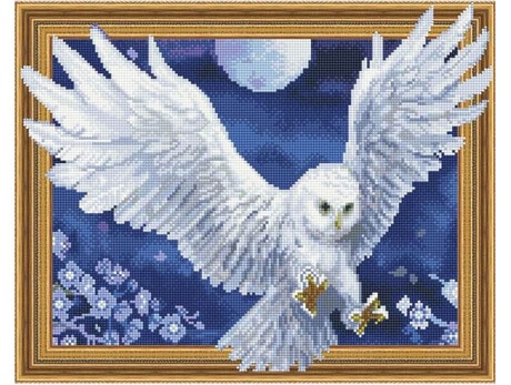 5D Алмазная мозаика - Сова 40x50
