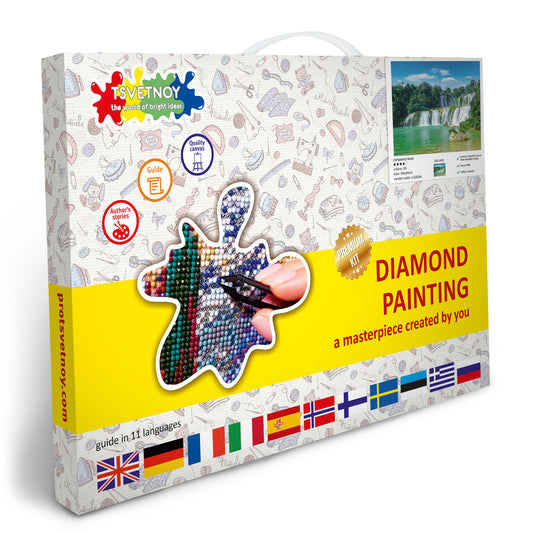 Teemantmosaiik - Vana Linn 40x50