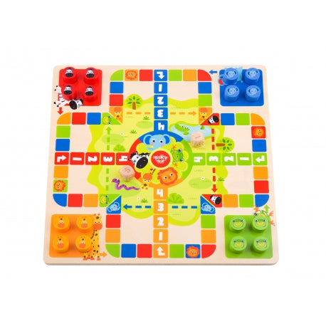 Lauamäng pusle - Kaks ühes Ludo