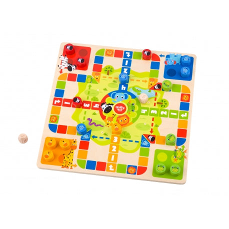 Lauamäng pusle - Kaks ühes Ludo