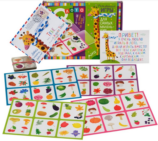 Arendav mäng IQ Loto "Leia paar " 4+ Vene keeles