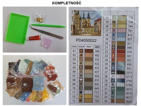 5D Teemantmosaiik - Luik 40x50
