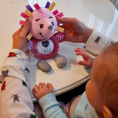 Interaktiivne Interaktiivne rahustav pehme siil - Valgus- ja heliefektiga