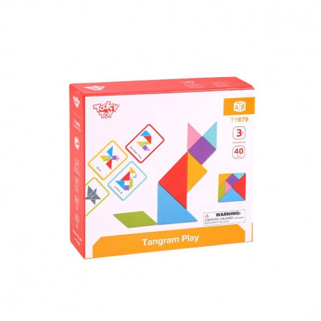 Arendav Mäng Puidust - Tangram Väike