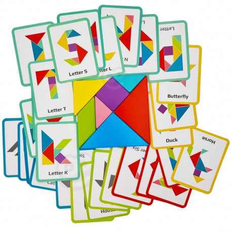 Arendav Mäng Puidust - Tangram Väike