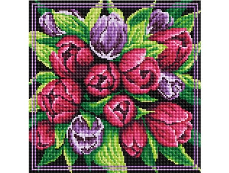 Teemantmosaiik - Tulbid 30x30