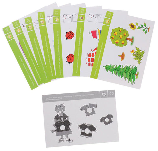 Ăppekaardid "Taju arendamine" 3+ Vene keeles