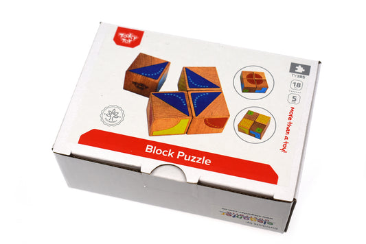 Puidust pusle kuubikud + 36 ĂŒlesanded