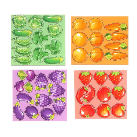 Игровой набор для сортировки фруктов и овощей-42 части