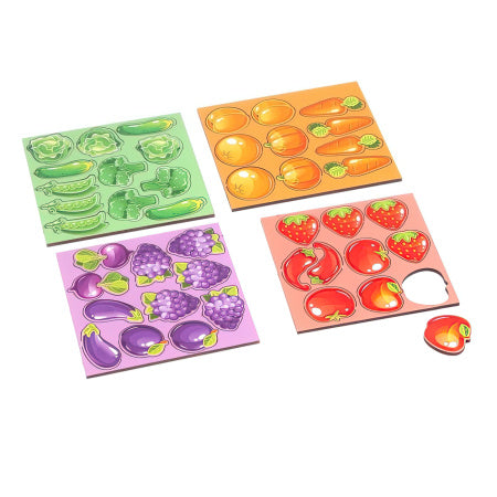 Игровой набор для сортировки фруктов и овощей-42 части