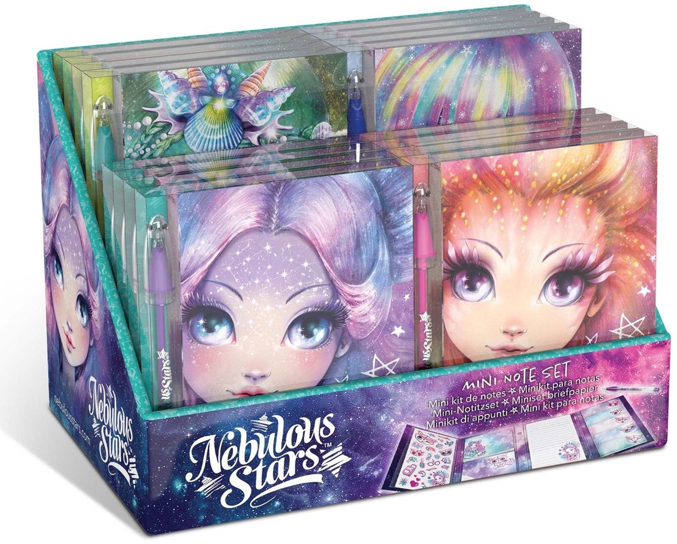 Märkmepaberite komplekt Nebulous Stars Mini