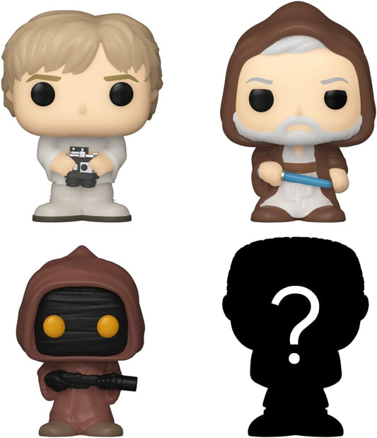 Komplekt Mini vinüülfiguurid Funko Bitty POP! Star Wars Luke  4tk