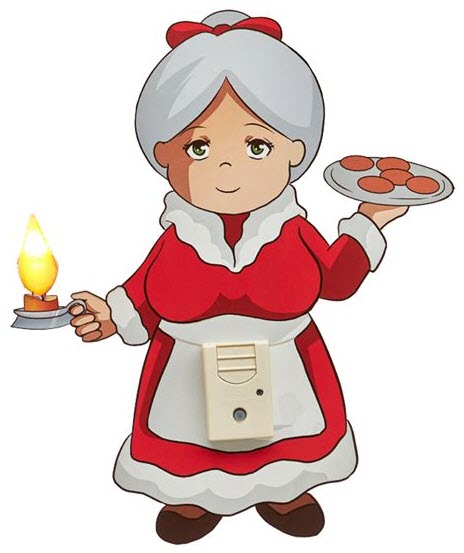 LED Aknakleebis â Mrs Claus