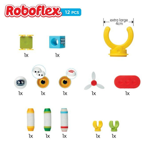 Magnetkonstruktor SmartMax Roboflex 12 osa