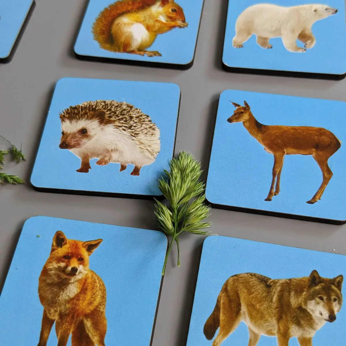 Puidust pusle-sorter "Ema ja poeg" - Metsloomad