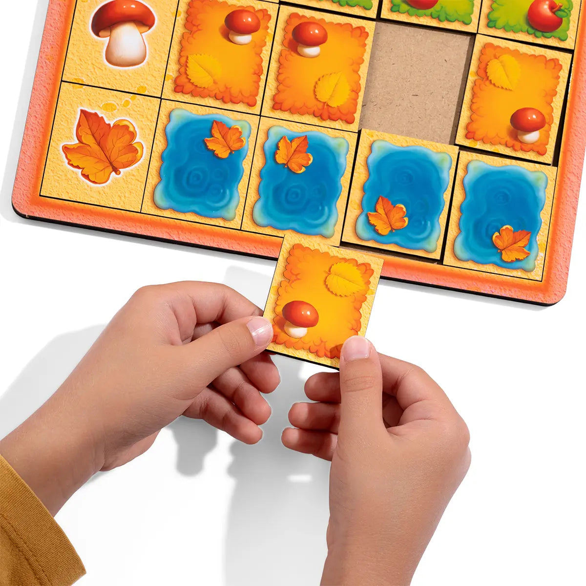 Puidust pusle sorteerimäng - Ruumiline orienteerumine