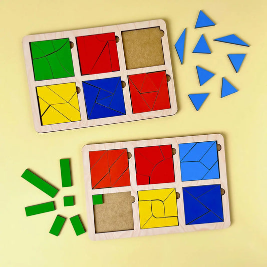 Puidust pusle "Nikitiini ruudud“ – 3. tase