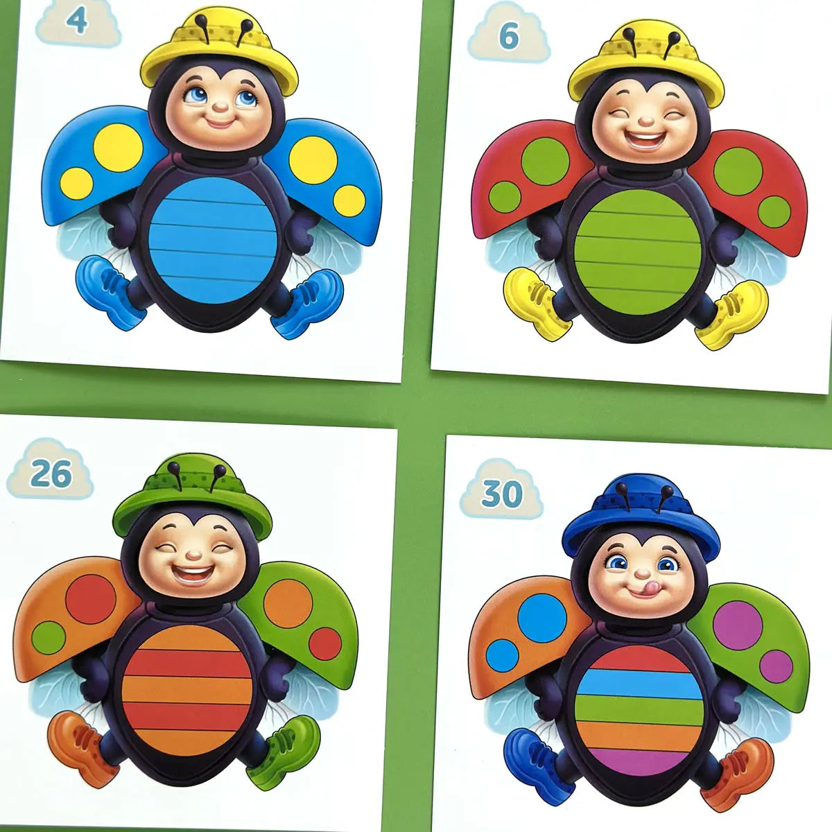 Пазл с карточками "Солнышко, эмоции и цвета" 