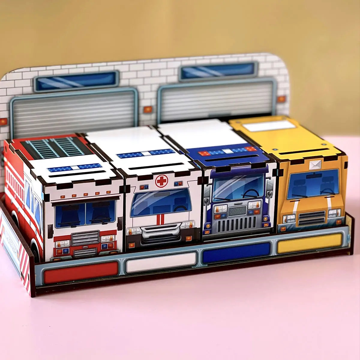 Puidust sorterimismäng "Teenindustransport“