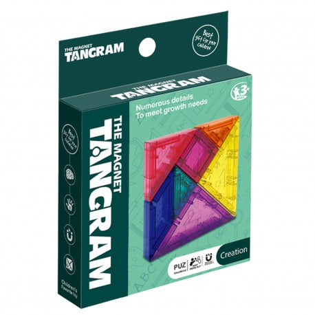 LauamÀng Tangram magnetklotsid