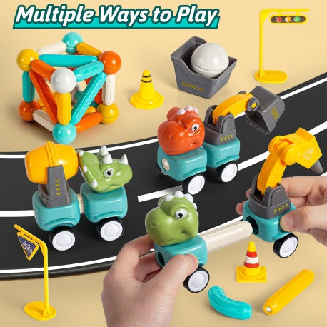 Magnetiline konstruktor "Dino”