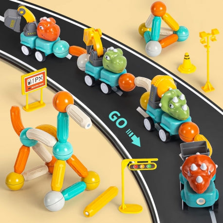 Magnetiline konstruktor "Dino”