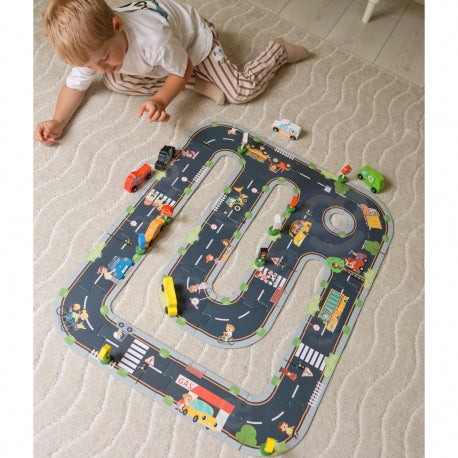 Pusle "Linnatee” lastele - Autod, Teed ja Liiklusmärgid