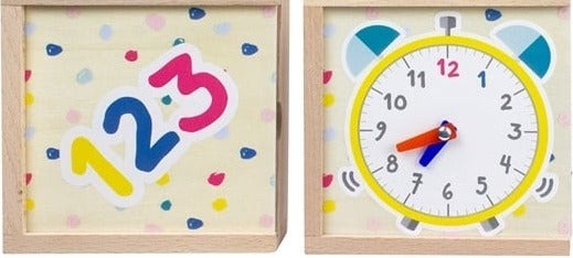 2 mängu komplekt lastele – numbrid ja kell