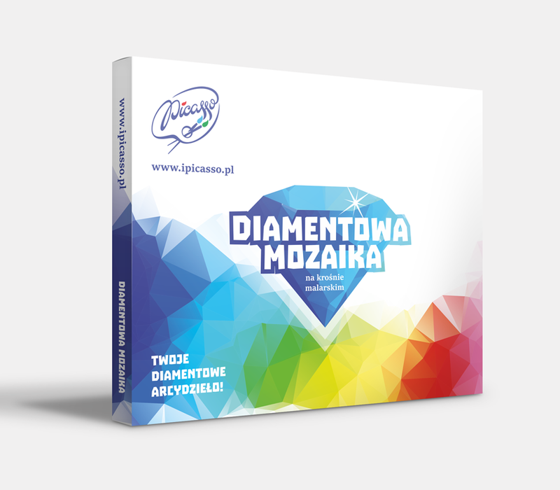 5D Teemantmosaiik - Valged roosid 40x50