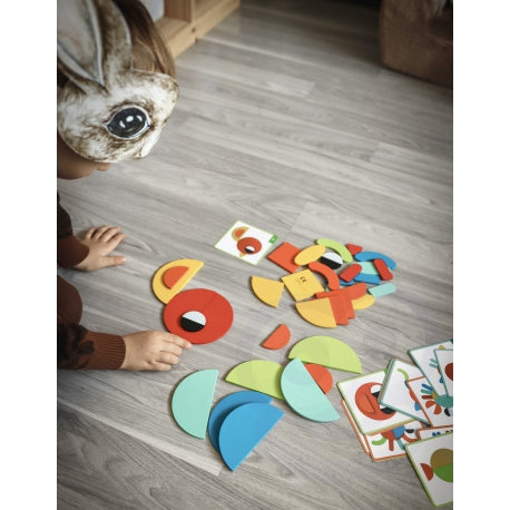 Головоломка Монтессори 55 элементов